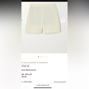 NWT VINCE shorts size 8